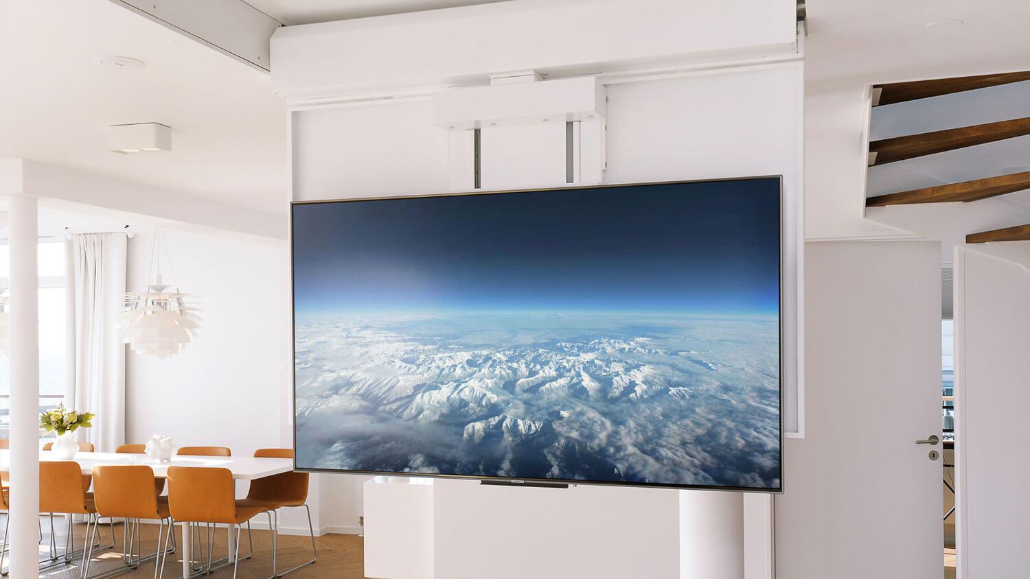 TV Dobradiça e Giratório com Telescópio